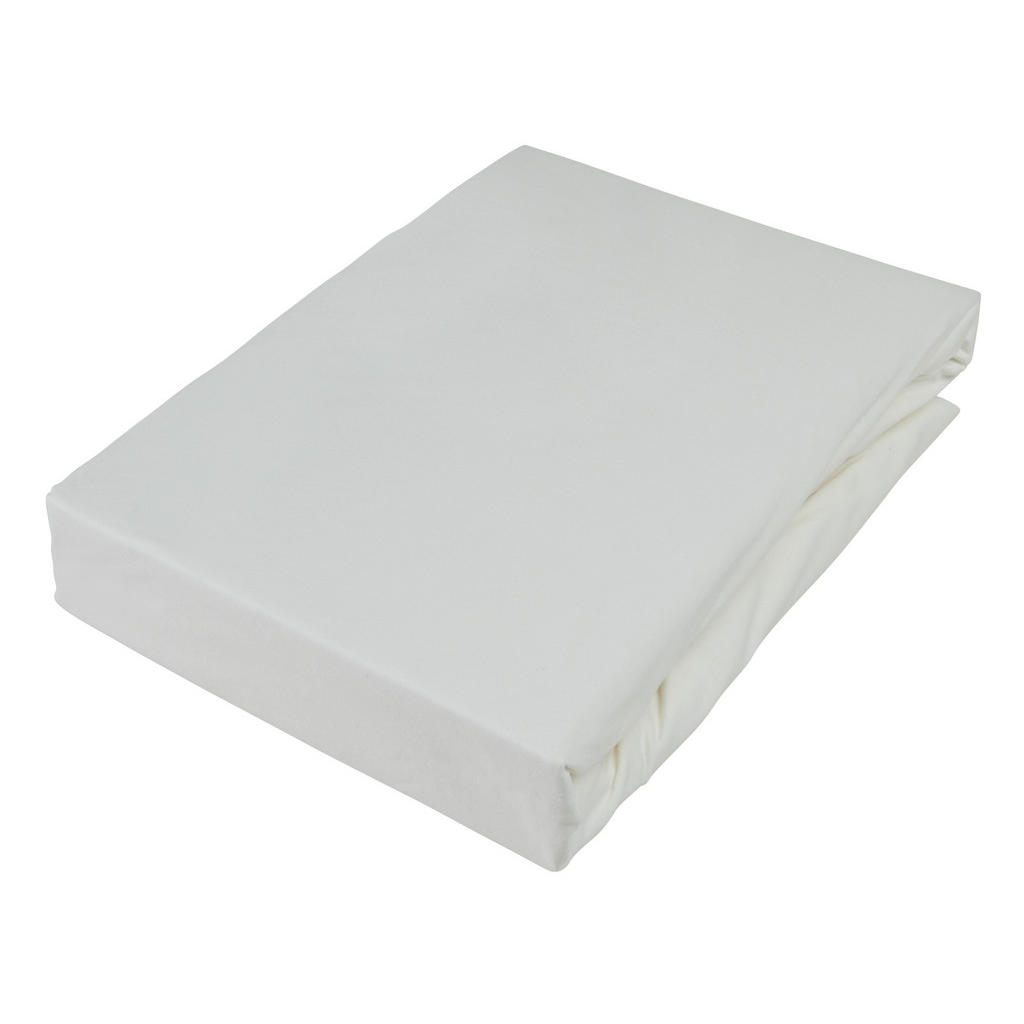 Novel BOXSPRINGOVÉ PROSTĚRADLO, žerzej, krémová, 90-120/200-220 cm