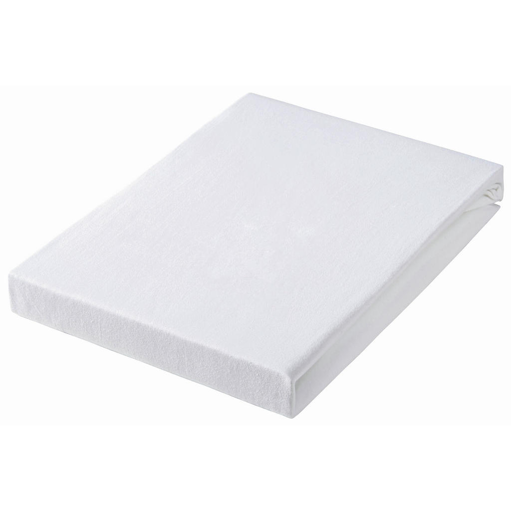 Novel ELASTICKÉ PROSTĚRADLO, žerzej, bílá, 140-160/200-220 cm