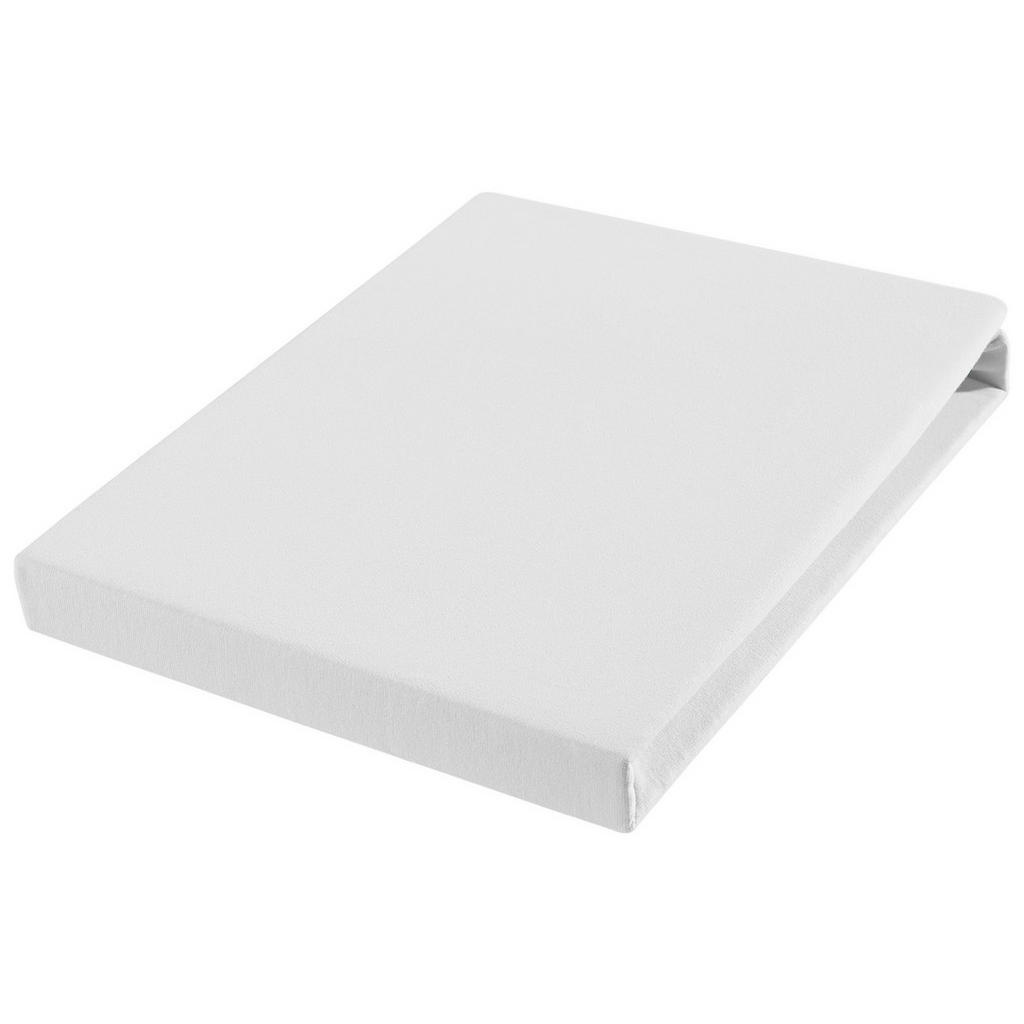 Novel ELASTICKÉ PROSTĚRADLO, žerzej, bílá, 90-100/200-220 cm