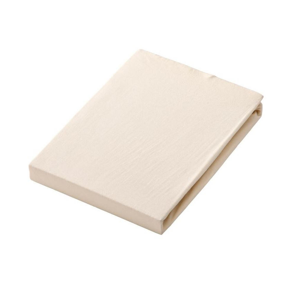 Novel ELASTICKÉ PROSTĚRADLO, žerzej, krémová, 180-200/200-220 cm