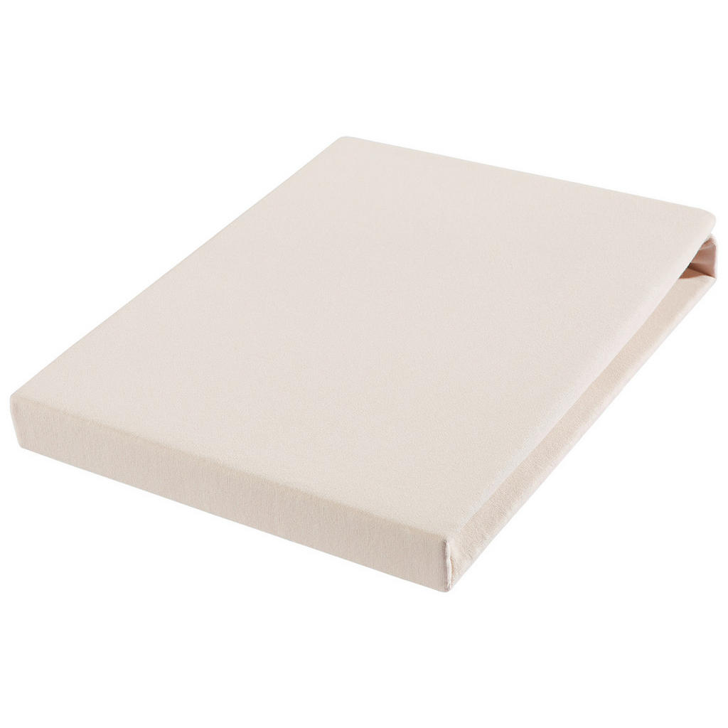Novel ELASTICKÉ PROSTĚRADLO, žerzej, krémová, 90-100/200-220 cm