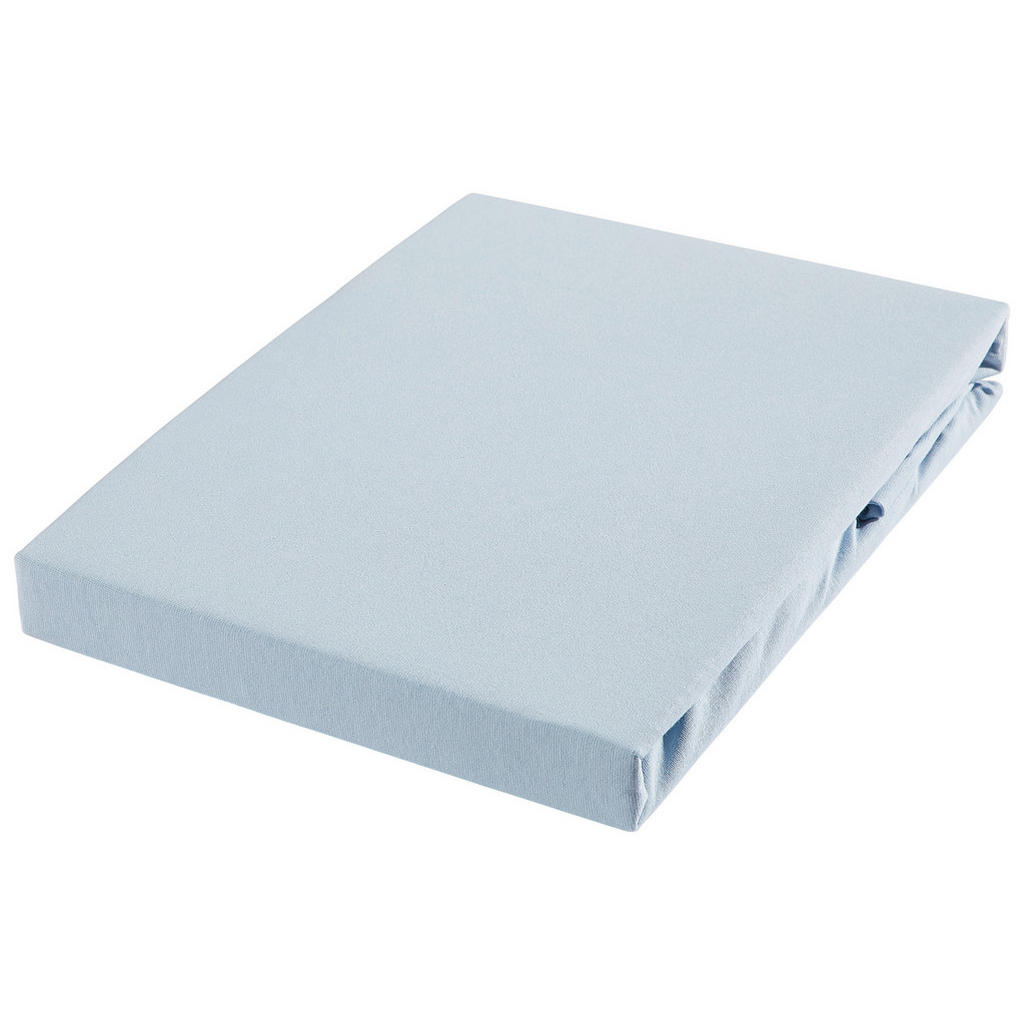 Novel ELASTICKÉ PROSTĚRADLO, žerzej, modrá, 90-100/200-220 cm