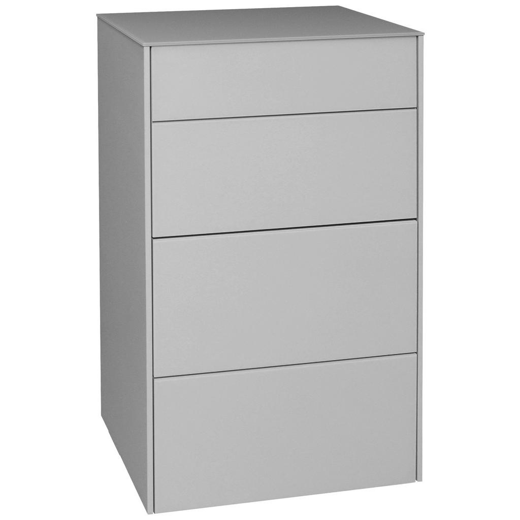 Novel KOMODA, světle šedá, 52/89/42 cm