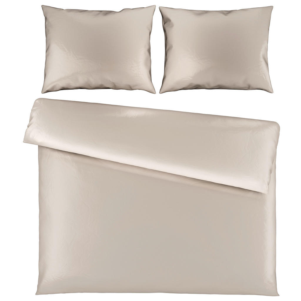 Novel POVLEČENÍ, satén, béžová, 200/200 cm