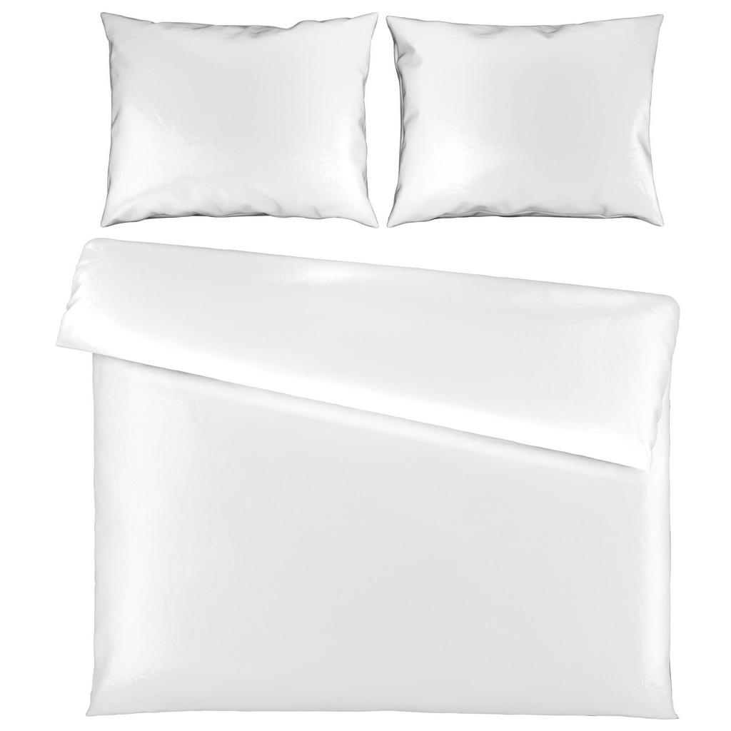 Novel POVLEČENÍ, satén, bílá, 200/200 cm