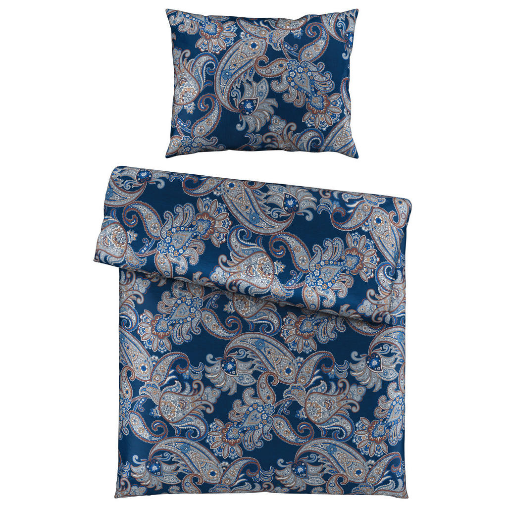 Novel POVLEČENÍ, satén, modrá, 140/200 cm 1