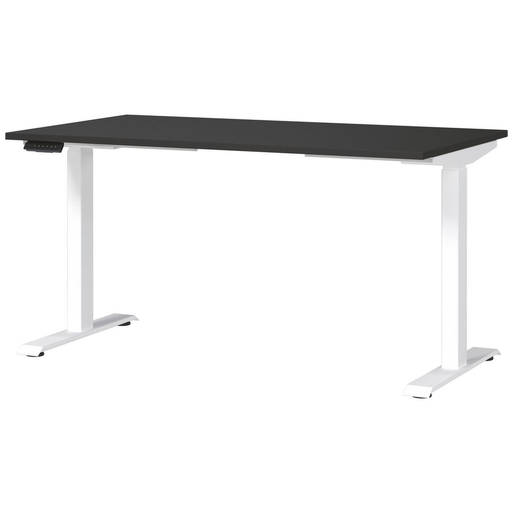 Novel PSACÍ STŮL, barvy grafitu, bílá, 140/80/72-118 cm