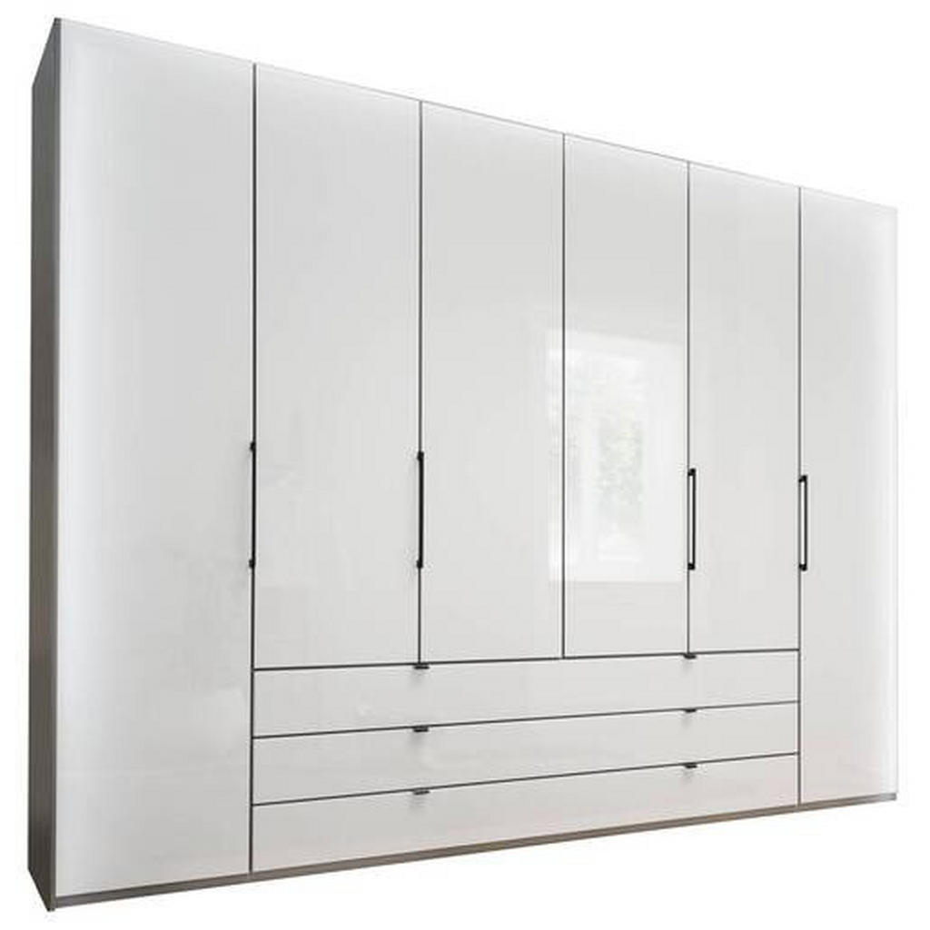 Novel ŠATNÍ SKŘÍŇ, šedá, bílá, 300/216/58 cm