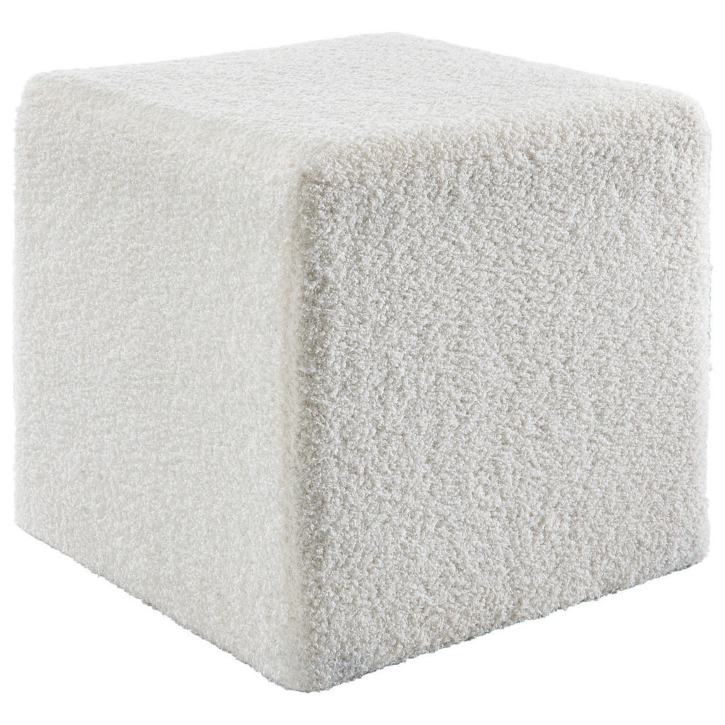 Novel TABURET, textil, kompozitní dřevo, 40/40/40 cm