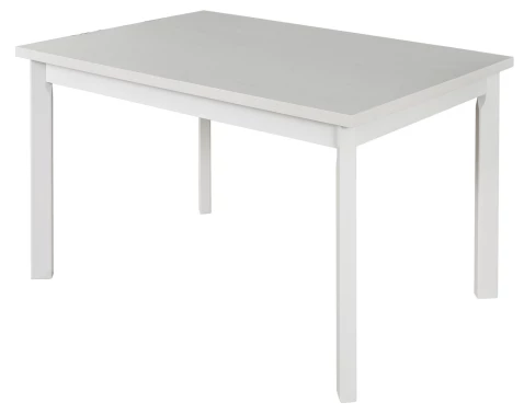 Obdélný jídelní stůl Maxim 120x80 cm, bělená borovice/bílý