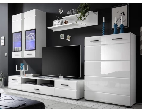 Obývací stěna Alaska, s osvětlením