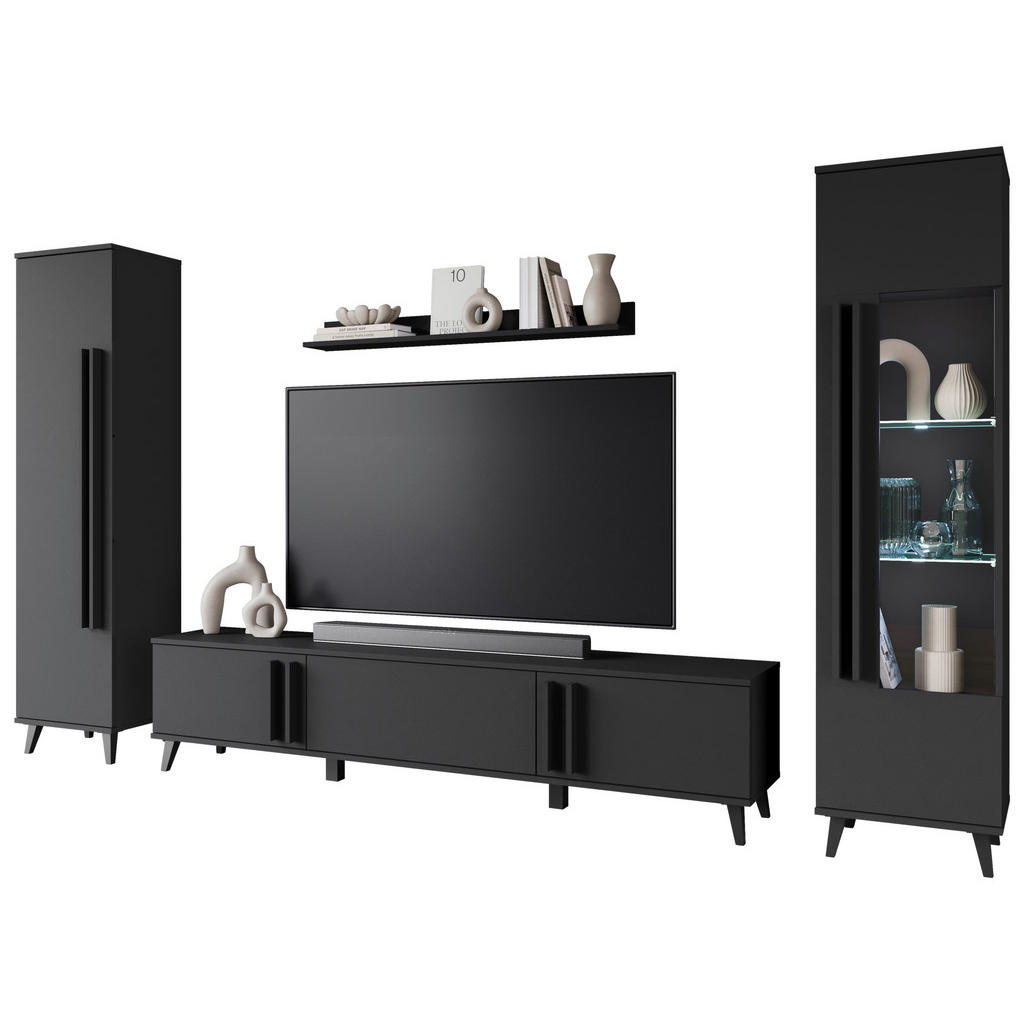 OBÝVACÍ STĚNA černá