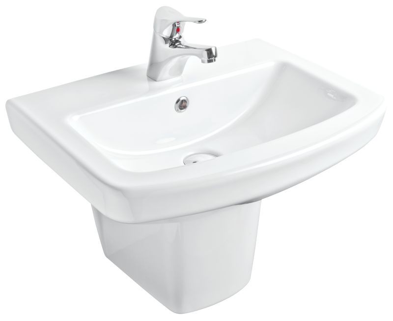 OLSEN SPA Nástěnné umyvadlo NERO 54,5 OLKGNE12LVB01
