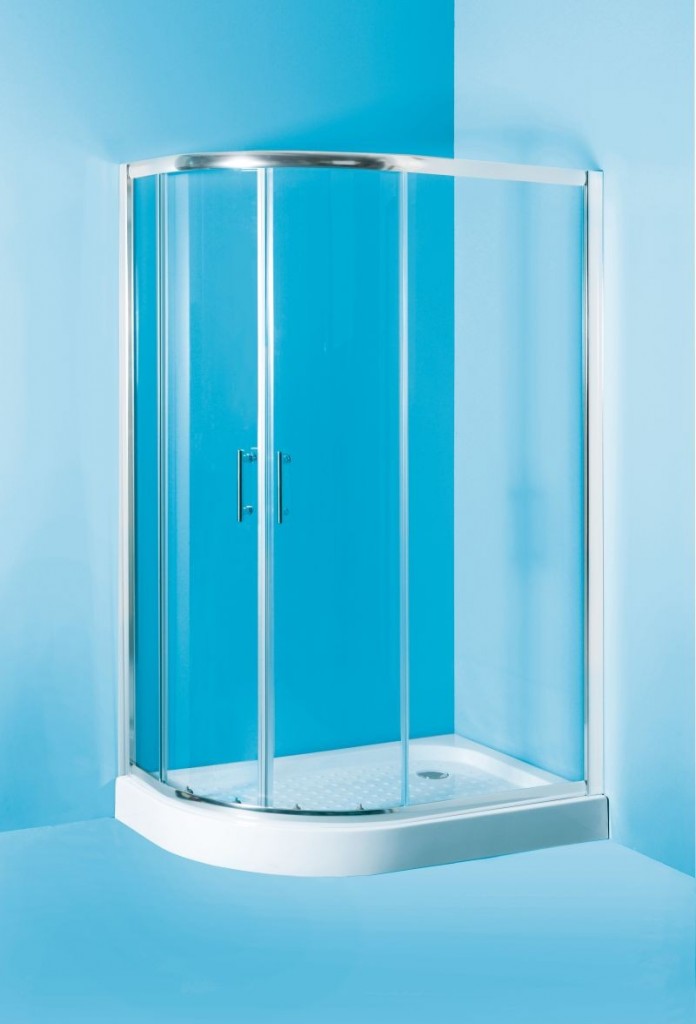 OLSEN SPA Sprchový asymetrický kout s vaničkou IBIZA II Barva rámu Chrom/Leštěný hliník (ALU), Rozměr A 120, Rozměr B 80, Směr zavírání  Levé (SX), Výplň Čiré bezpečnostní sklo 5 mm OLBIBI212L
