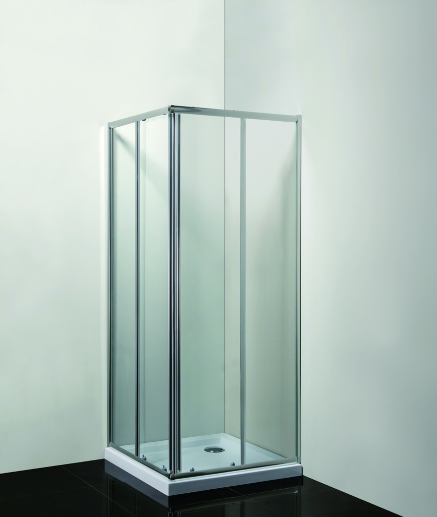OLSEN SPA Sprchový kout SMART RANDA Barva rámu Chrom/Leštěný hliník (ALU), Rozměr A 90, Rozměr B 90, Směr zavírání Univerzální Levé / Pravé, Výplň Grape bezpečnostní sklo 4 / 6 mm OLBRAN90CGBV