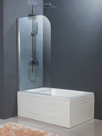 OLSEN SPA Vanová zástěna EVORA Barva rámu Chrom/Leštěný hliník (ALU), Rozměr A 80, Směr zavírání Univerzální Levé / Pravé, Výplň Čiré bezpečnostní sklo 5 mm BCEVOR80CC