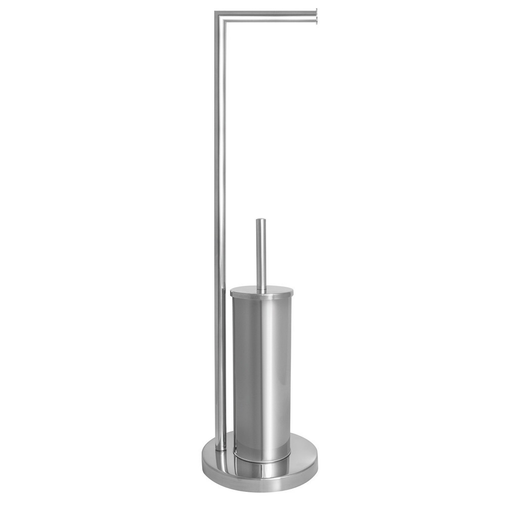 OLSEN SPA WC štětka + držák papíru, pochromovaný kov KD02071575