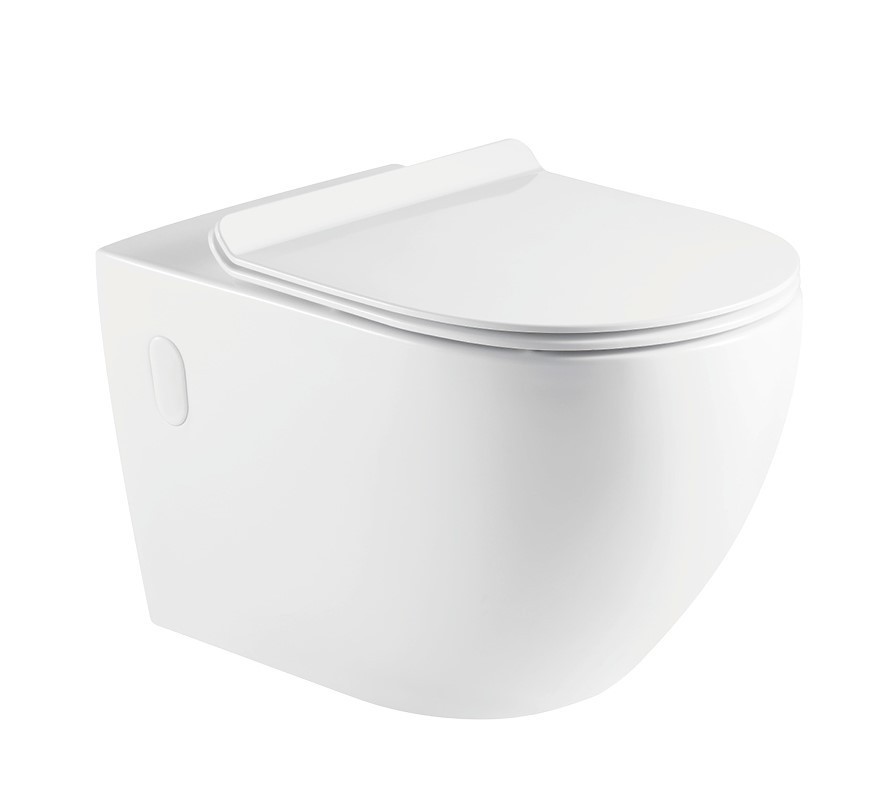 OLSEN SPA Závěsné WC ARCO II. RIMLESS se SLIM sedátkem Soft-close OLKLT2141ER