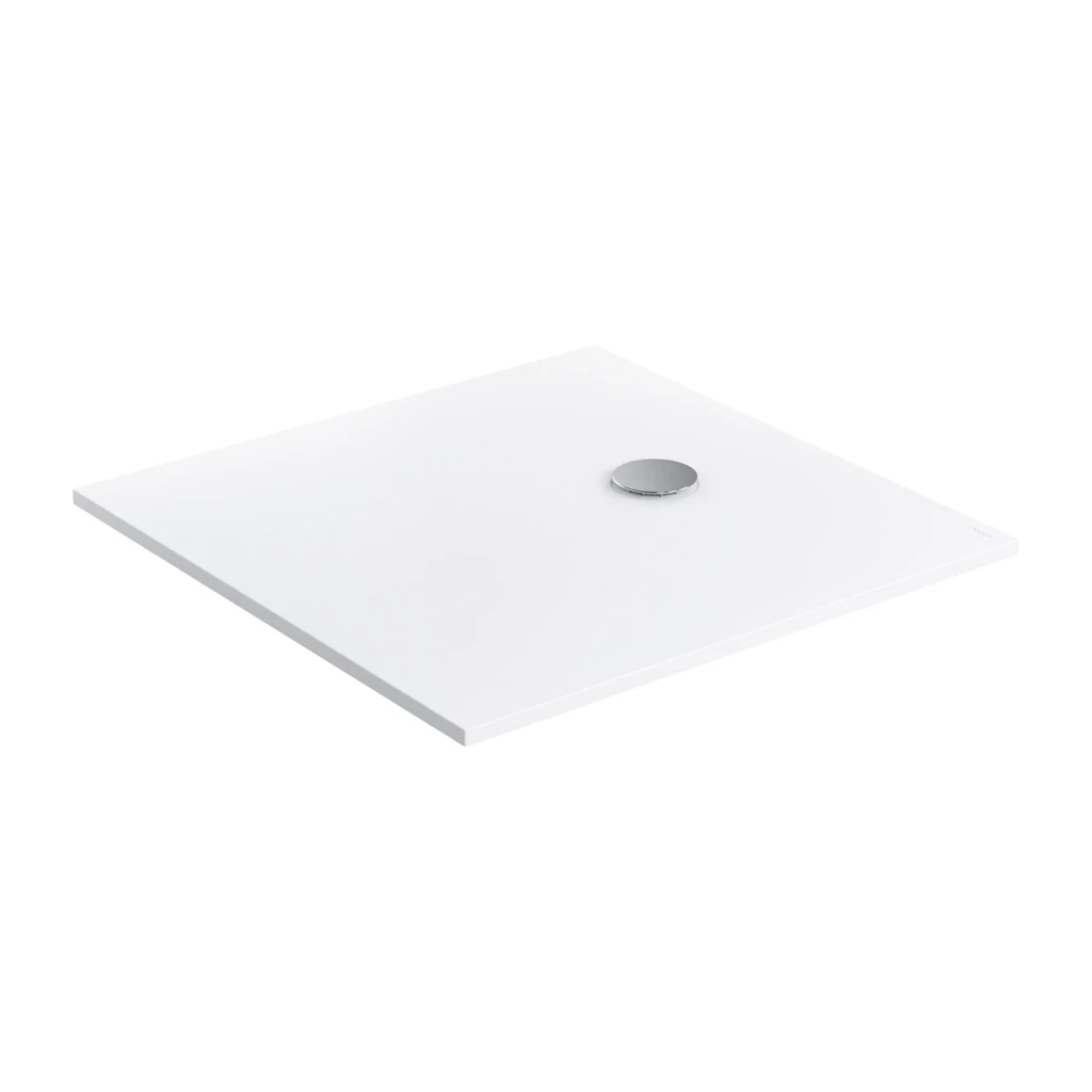 OMNIRES AQUAPURE litý mramor vanička protiskluzová, 80 x 80 cm, bílá mat AQUAPURE80-KBM
