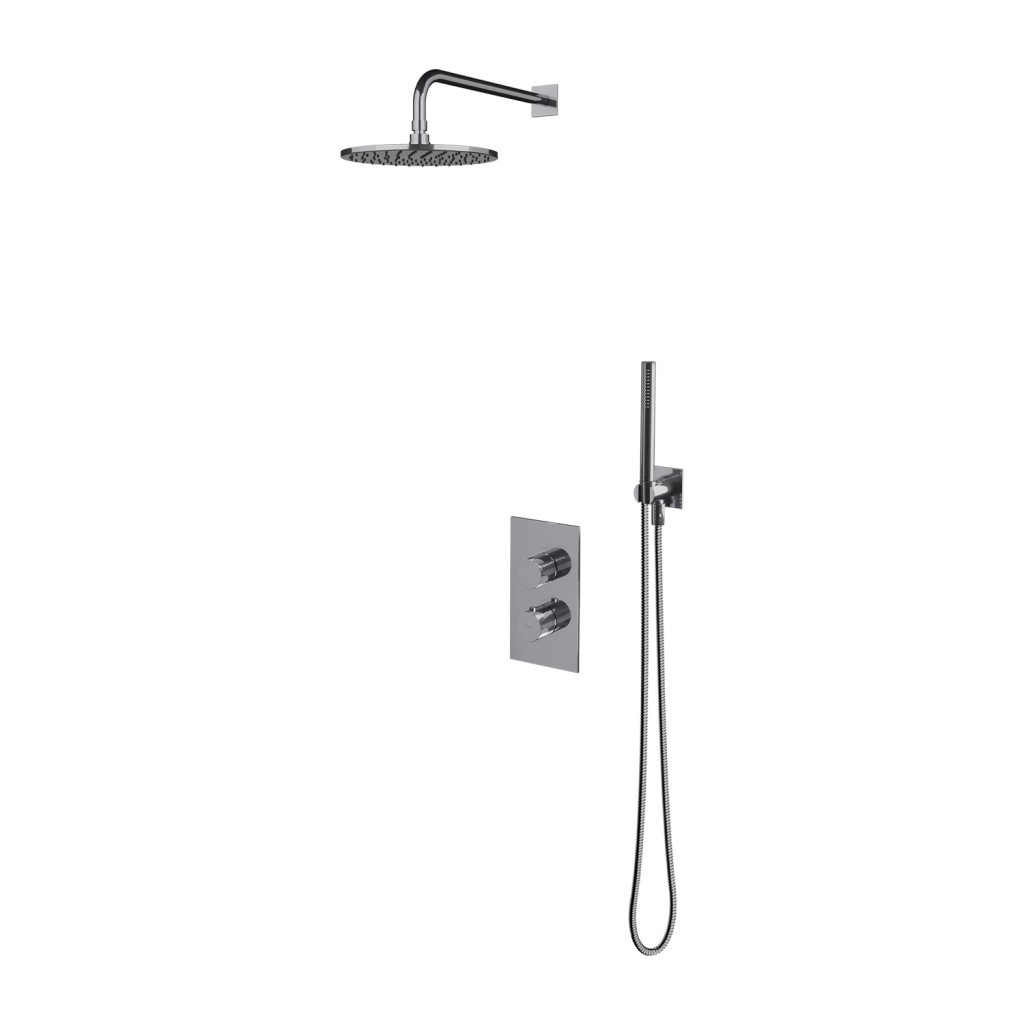 OMNIRES CONTOUR termostatický podomítkový sprchový systém chrom /CR/ SYSCT11CR