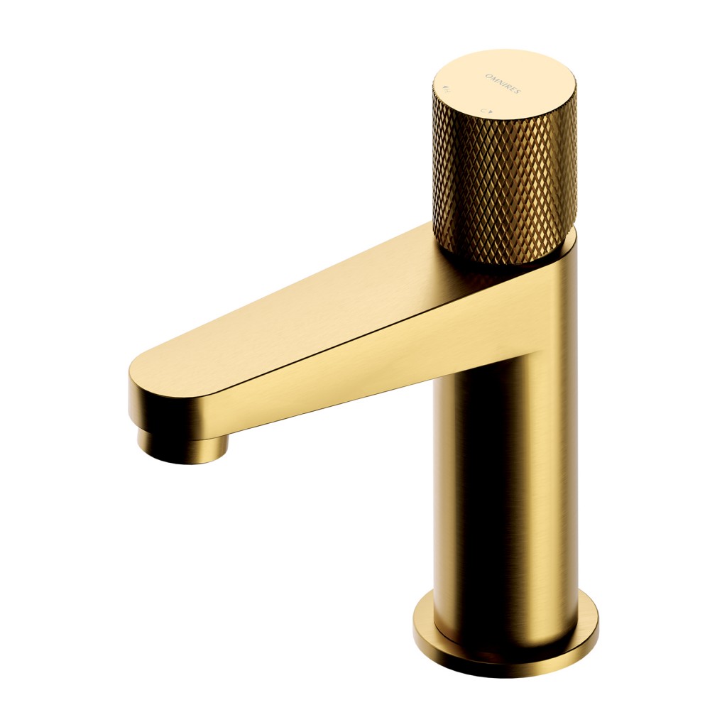 OMNIRES CONTOUR umyvadlová baterie zlatá kartáčovaná /GLB/ CT8010GLB