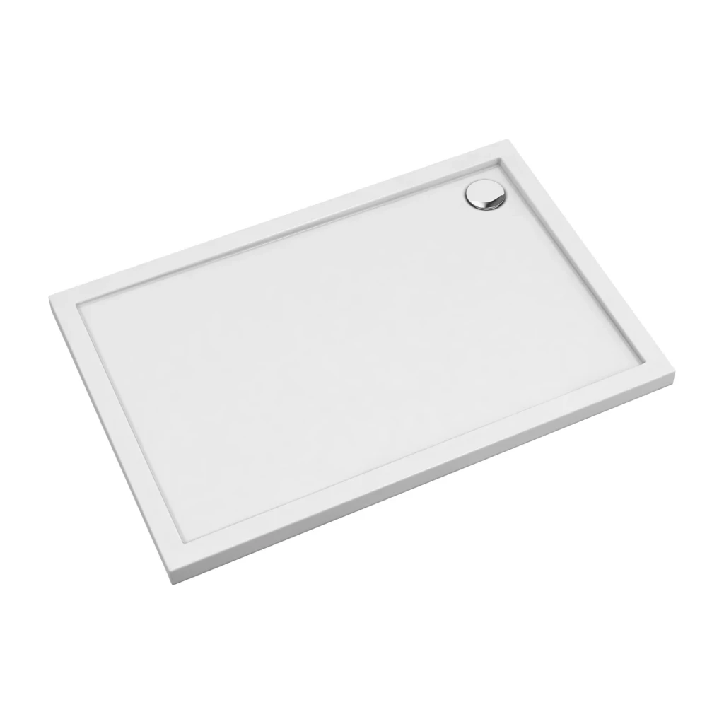 OMNIRES MERTON akrylátová sprchová vanička obdélníková, 90 x 100 cm bílá lesk /BP/ MERTON90/100/PBP