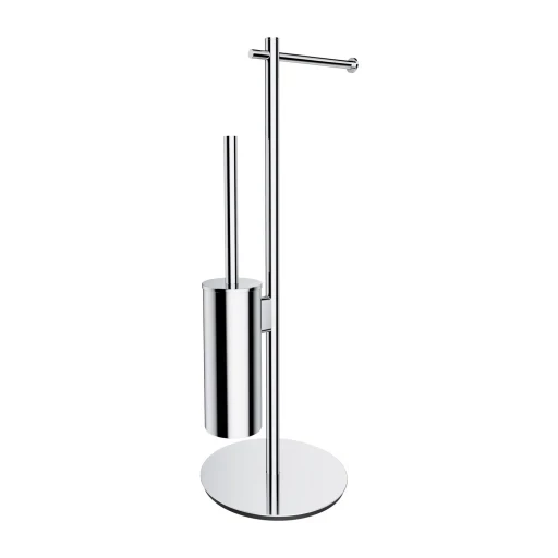 OMNIRES MODERN PROJECT volně stojící držák na toaletní papír a kartáč, chrom MP60810CR