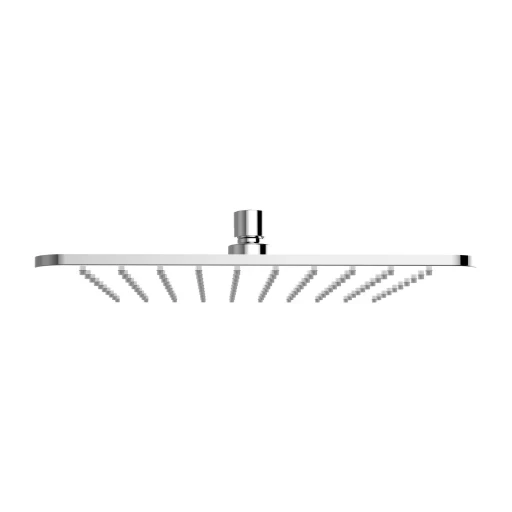 OMNIRES SLIMLINE dešťová sprcha, 25 x 25 cm chrom / bílá /CRB/ WG225/OCRB