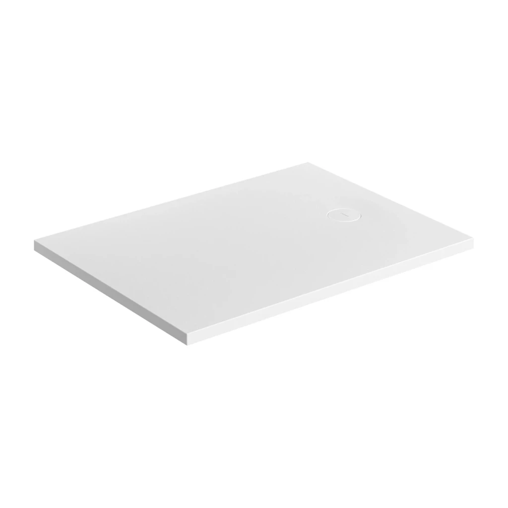 OMNIRES Sprchová vanička AQUAROCK kompozit, protiskluzová, obdélníková 90 x 100 cm, bílá mat AQUAROCK90-100BM