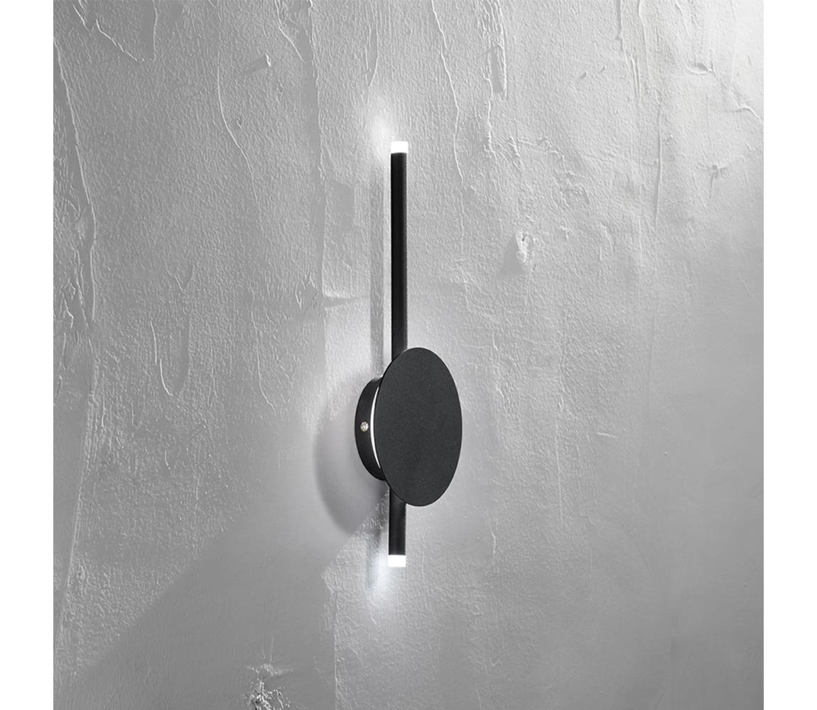 Ondaluce - LED Stmívatelné nástěnné svítidlo JAMES LED/16W/230V černá AP.JAMES/NERO