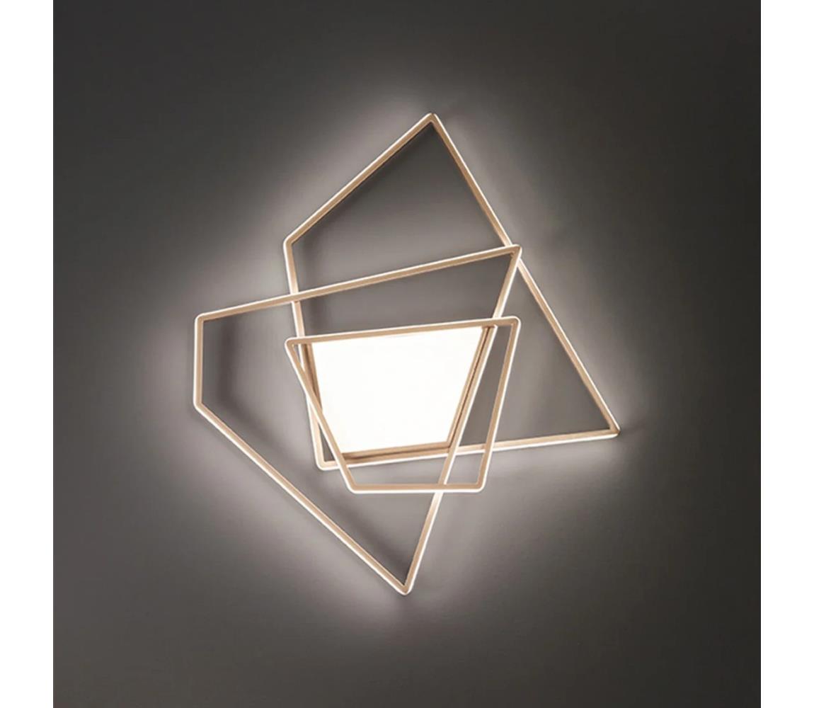 Ondaluce - LED Stmívatelné stropní svítidlo GALAXY LED/90W/230V 71x84 cm zlatá PL.GALAXY/GRORO300