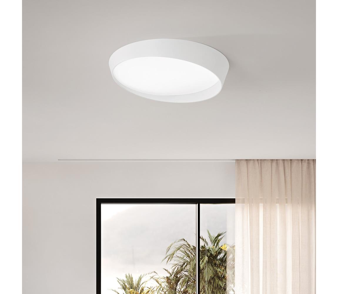 Ondaluce - LED Stmívatelné stropní svítidlo HALF LED/25W/230V pr. 38,5 cm bílá OTPL0010B