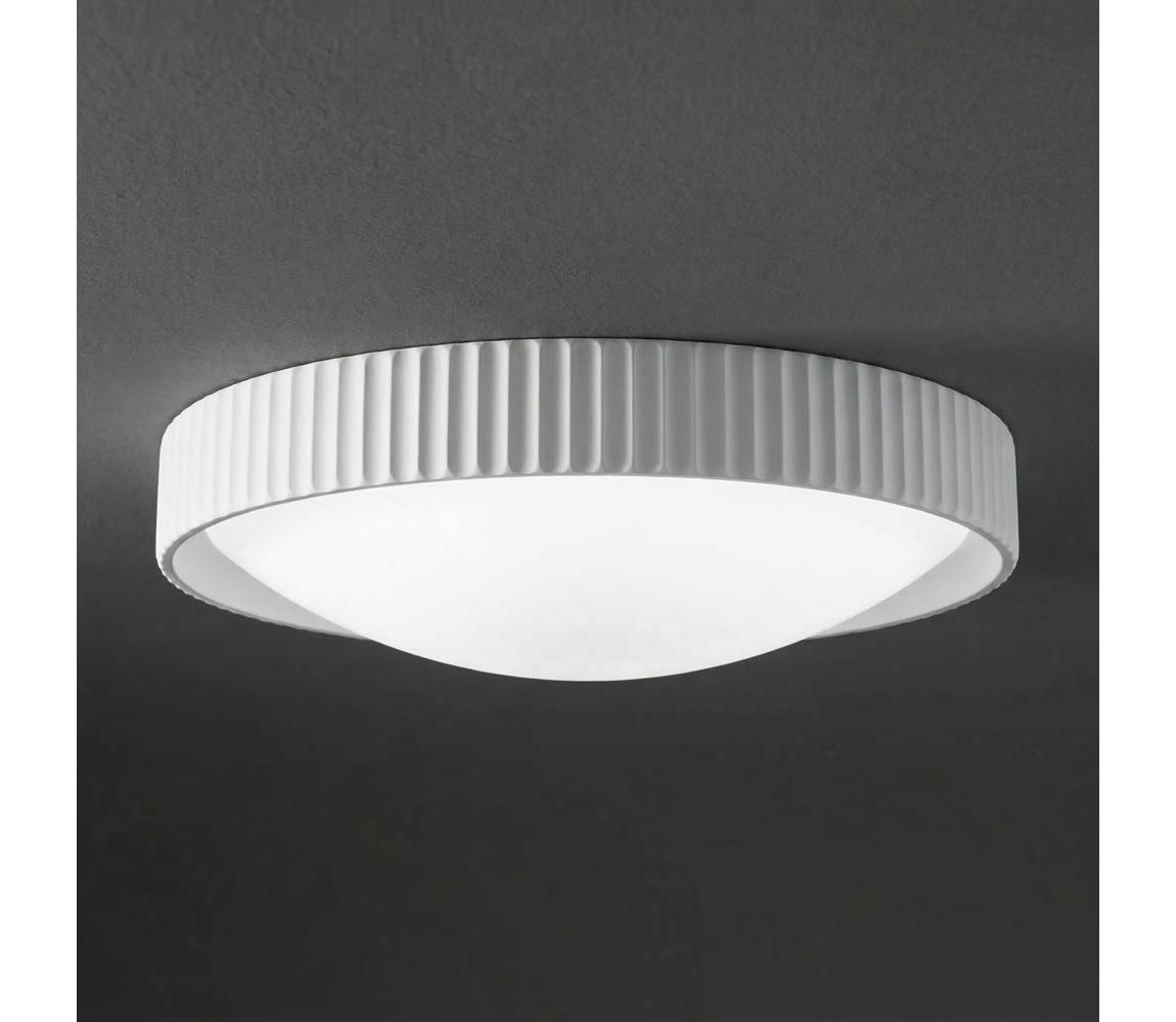 Ondaluce - LED Stropní svítidlo CONCRETE LED/20W/230V pr. 41 cm beton/bílá PL.CONCRETE/BIANCO