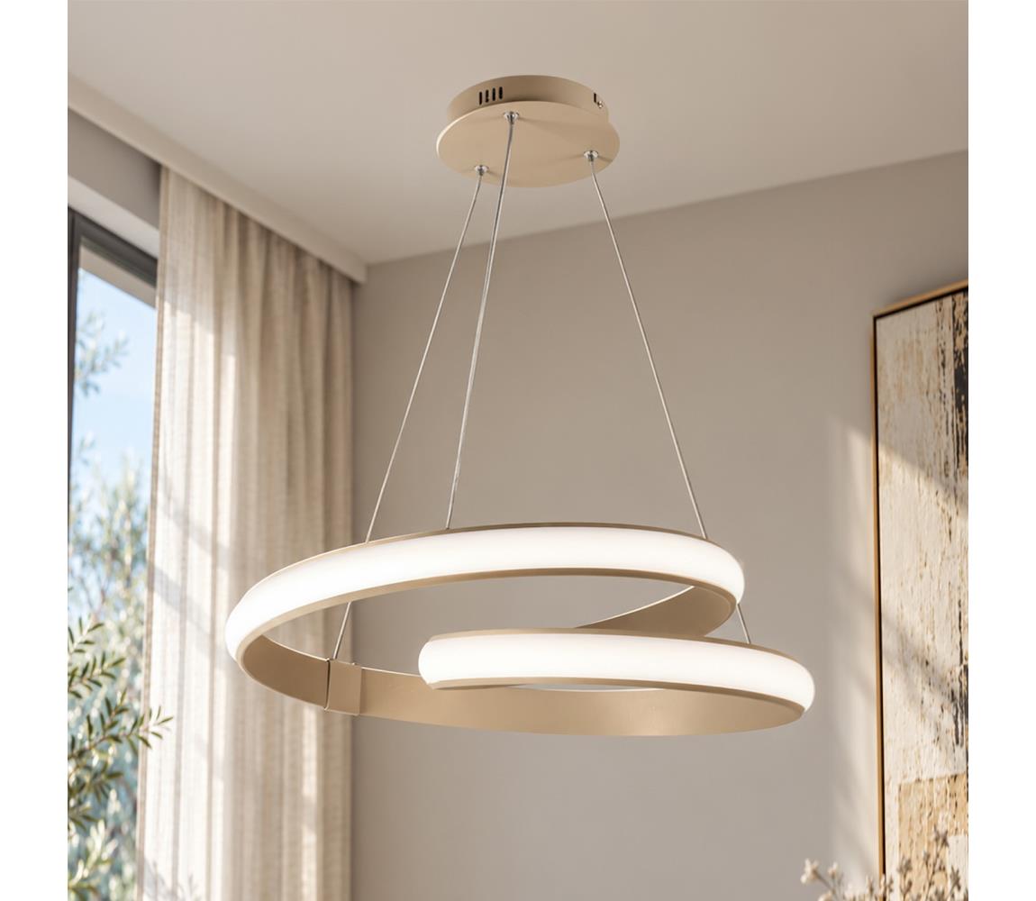 ONLI - LED Lustr na lanku MATISSE LED/40W/230V béžová 5114/S