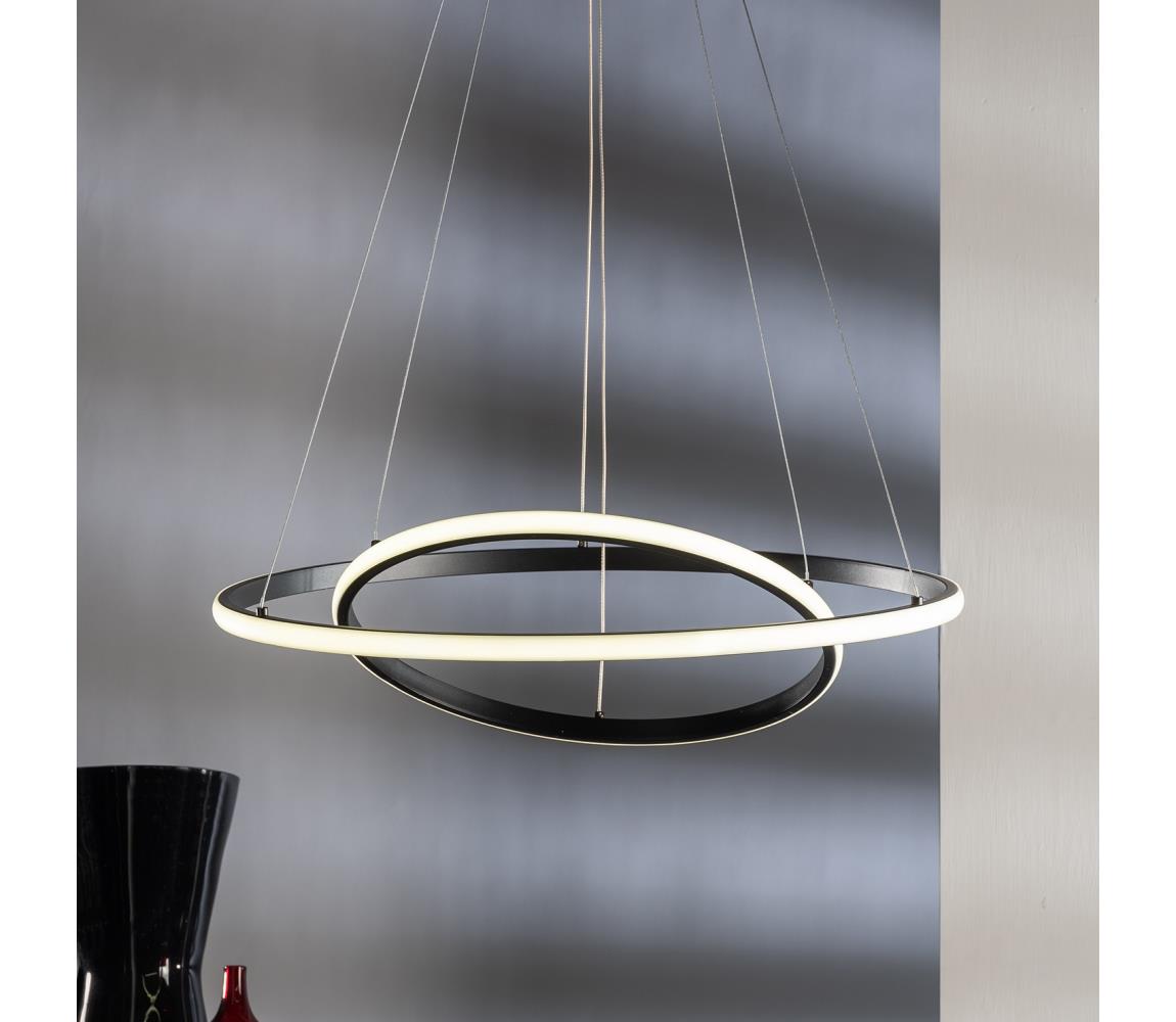 ONLI - LED Lustr na lanku NOELIA LED/30W/230V černá 5102/S2N