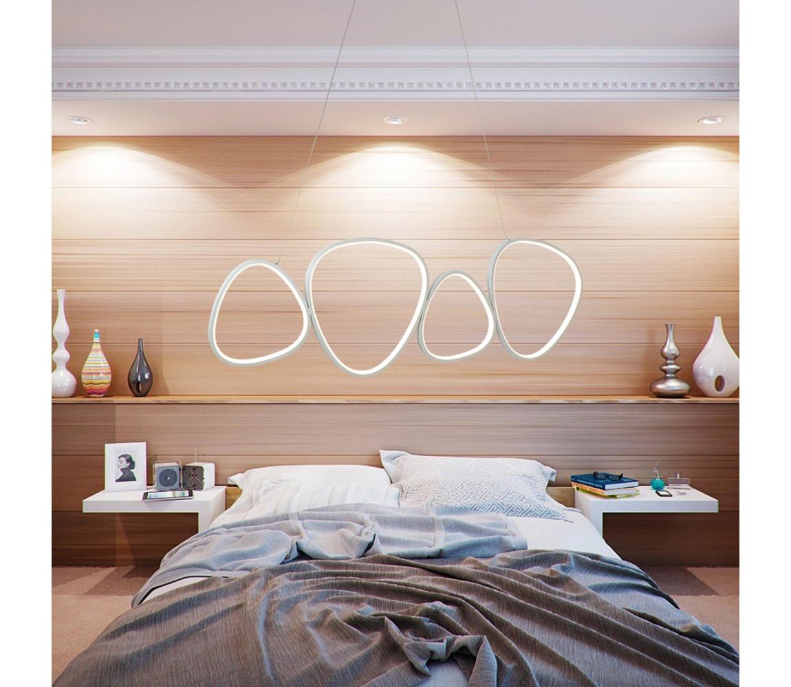 ONLI - LED Lustr na lanku ROMEO LED/48W/230V 4000K bílá 5086/SB
