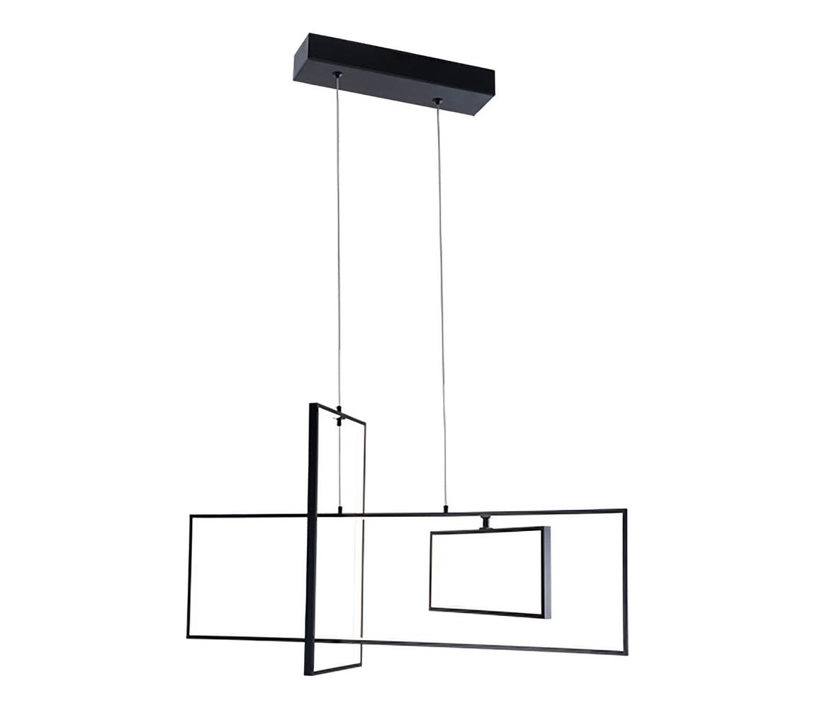ONLI - LED Lustr na lanku SQUID LED/60W/230V 4000K černá 5047/SN