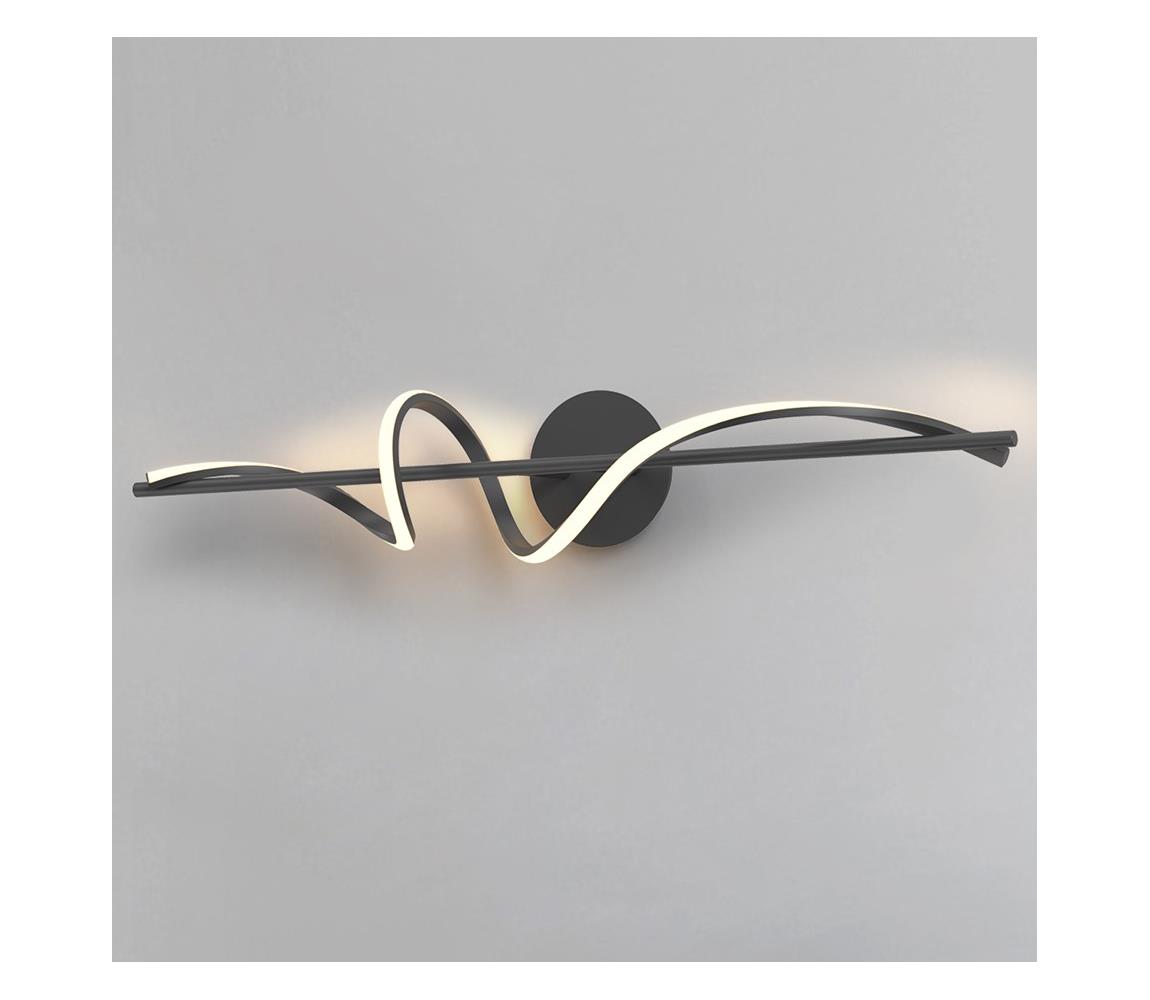 ONLI - LED Nástěnné svítidlo TWIST LED/25W/230V 4000K černá 5061/APGN