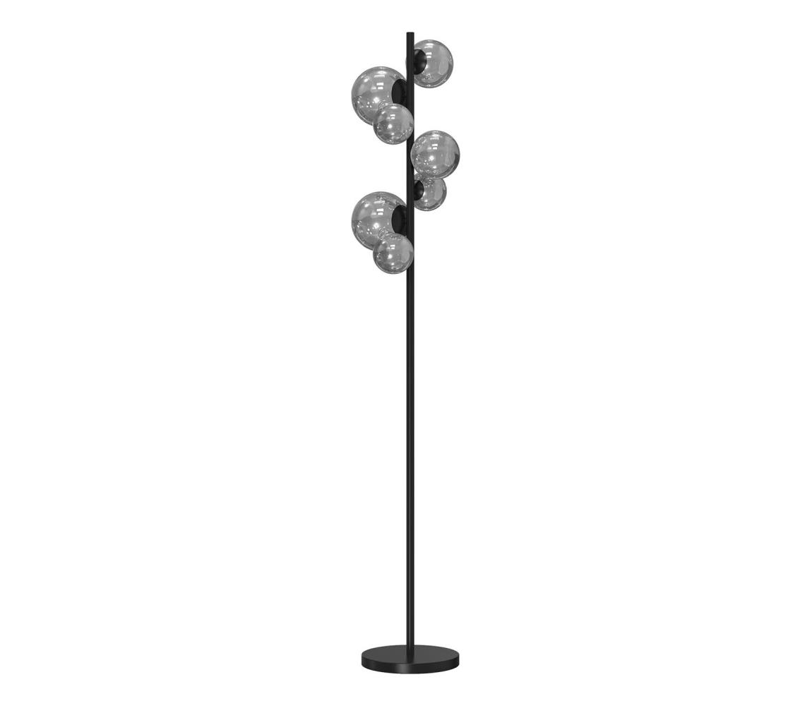ONLI - Stojací lampa PALOMA 7xG9/10W/230V černá/kouřová 5084/PTN