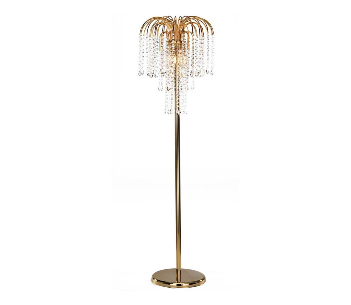 ONLI - Stojací lampa PIOGGIA 3xE14/6W/230V zlatá 4698/PTORO