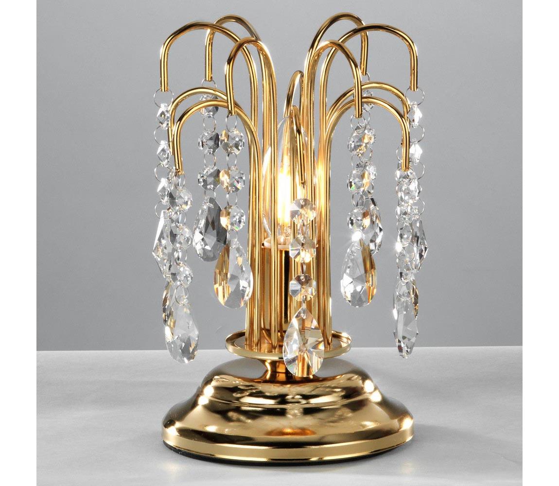 ONLI - Stolní lampa PIOGGIA 1xE14/6W/230V zlatá 4698/LORO