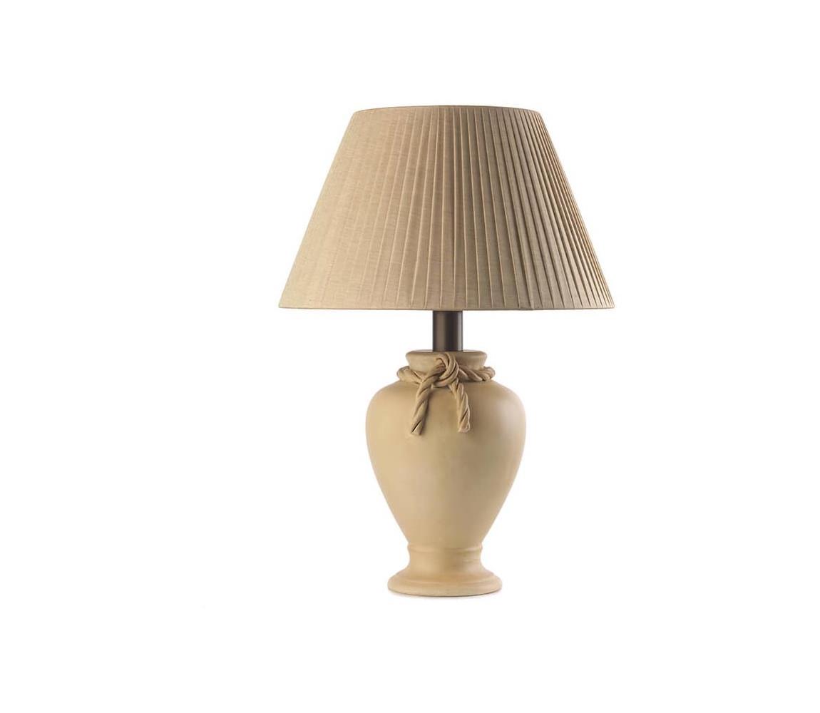 ONLI - Stolní lampa TRECCIA 1xE27/22W/230V 65 cm béžová 236/LG