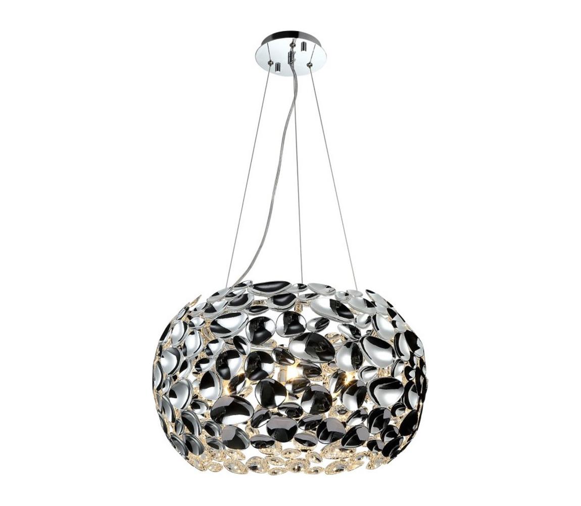 Open Design OR80162 - Lustr na lanku CARERA 6xG9/7W/230V pr. 55 cm lesklý chrom OR80162