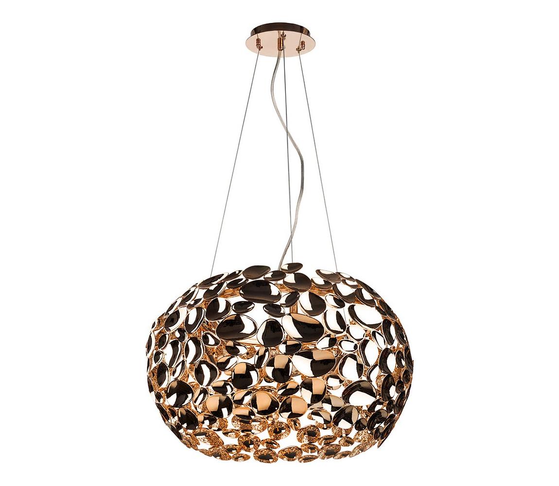 Open Design OR80186 - Lustr na lanku CARERA 6xG9/7W/230V pr. 55 cm rose gold OR80186