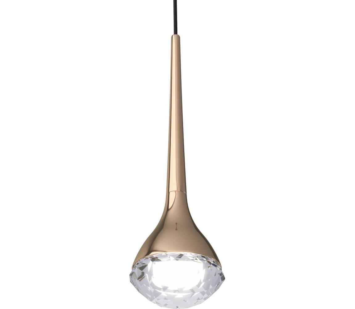 Open Design OR80315 - LED Lustr na lanku CRIMA LED/7W/230V rose gold OR80315