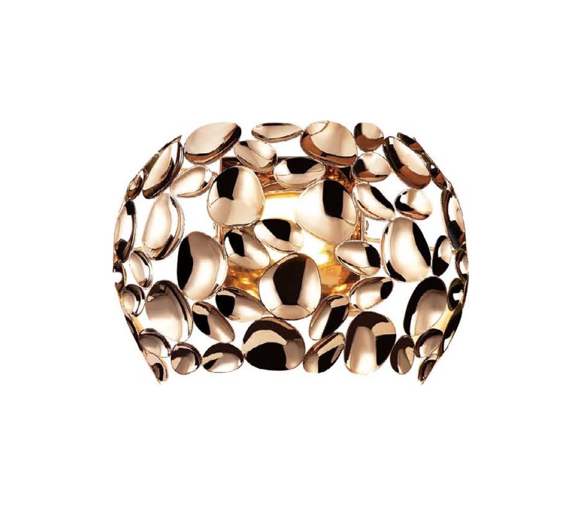 Open Design OR81480 - Nástěnné svítidlo CARERA 1xG9/7W/230V rose gold OR81480