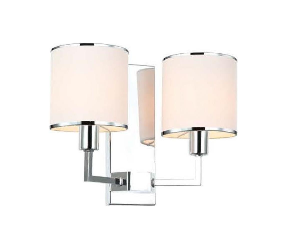 Open Design OR81497 - Nástěnná lampa CASA 2xE14/12W/230V lesklý chrom/krémová OR81497