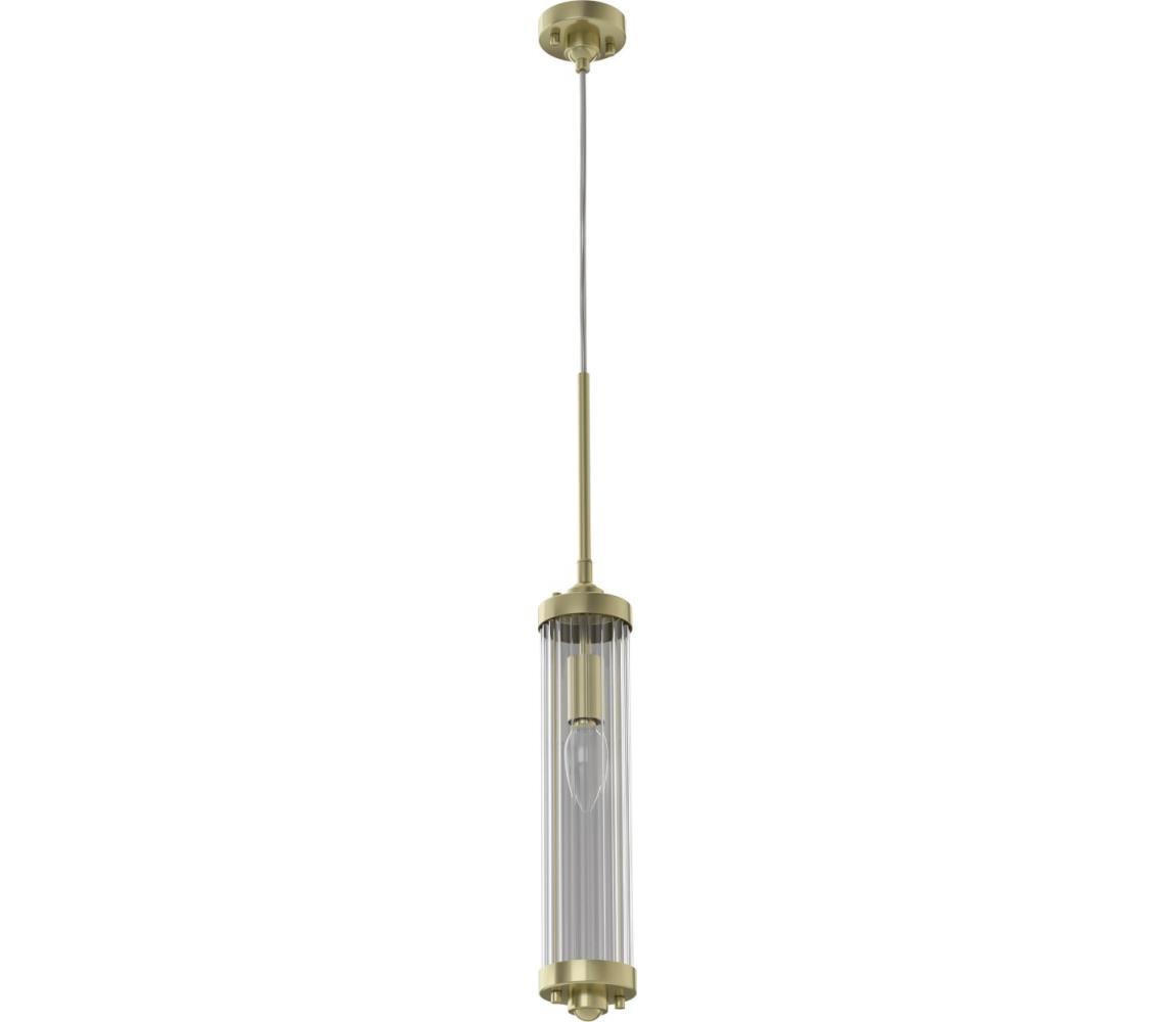 Open Design OR84368 - Lustr na lanku FIATTO 1xE14/12W/230V mosaz OR84368