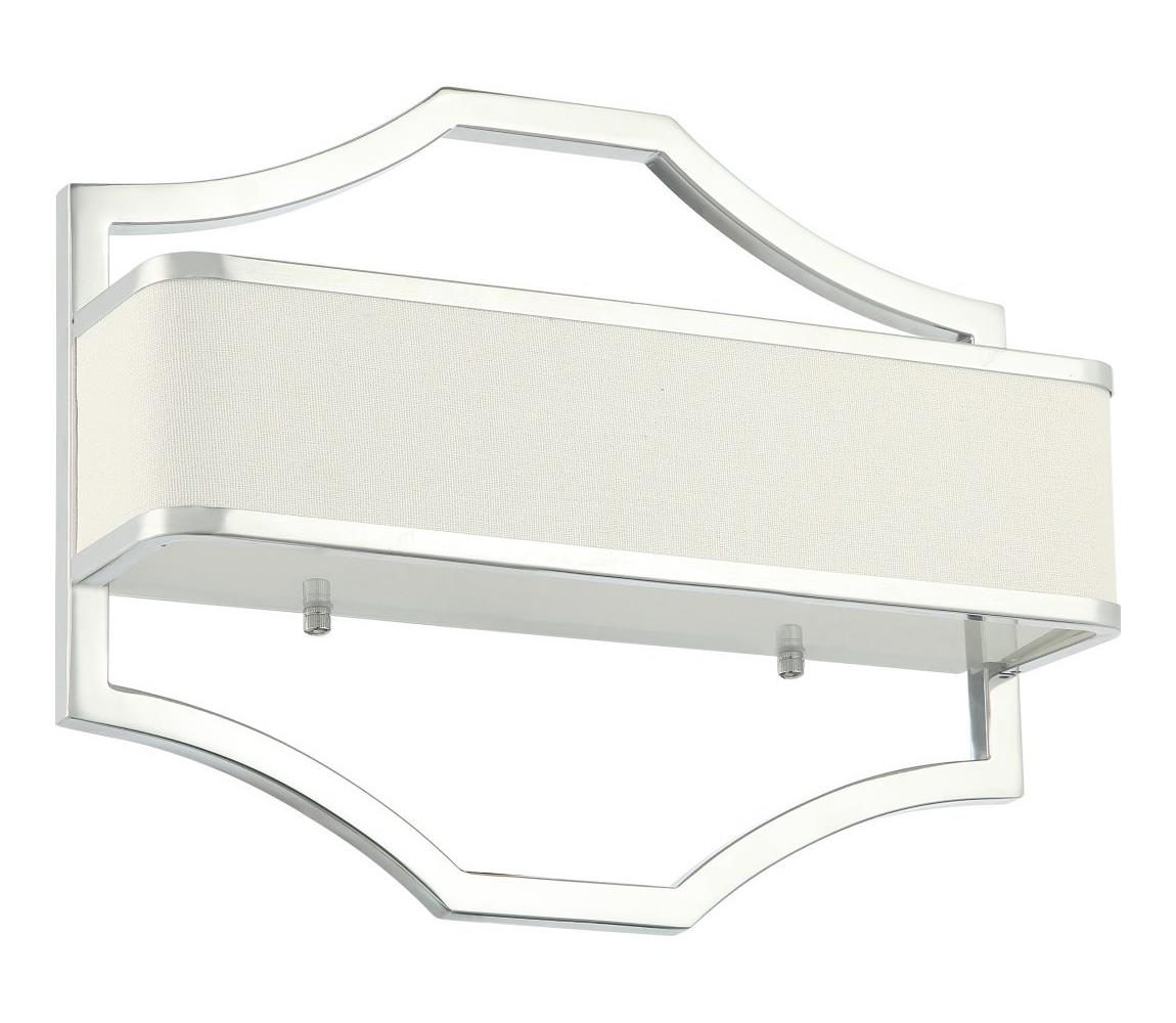 Open Design OR84504 - Nástěnné svítidlo GERDO 2xE14/12W/230V lesklý chrom/bílá OR84504