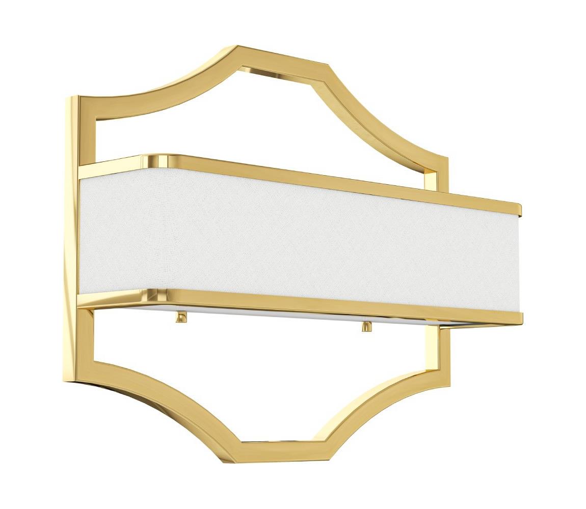 Open Design OR84832 - Nástěnné svítidlo GERDO 2xE14/12W/230V zlatá/bílá OR84832